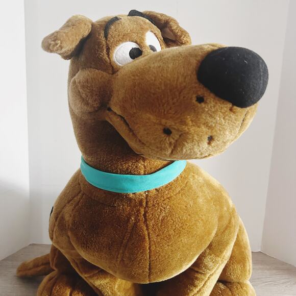 Vintage Scooby Doo Plush 24" Stuffed Sitting Hanna Barbera 2002 Dog Jumbo Large - Picture 3 of 7